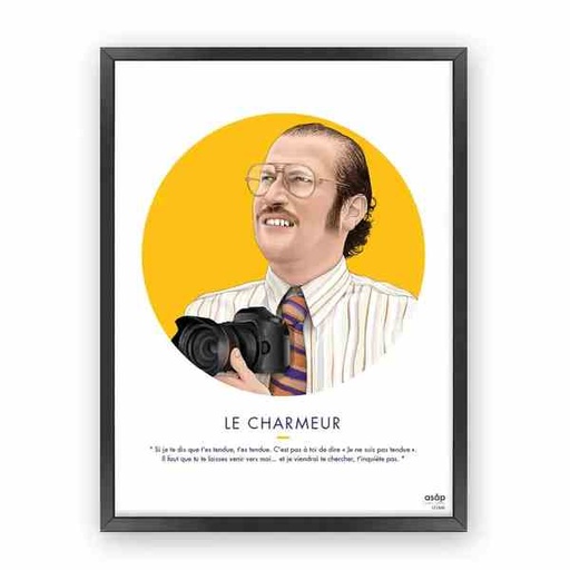 Affiche Charmeur - Asap créative studio